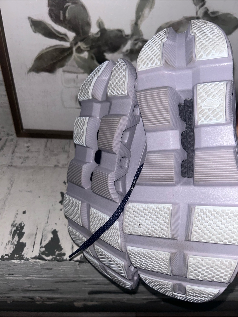 On Running Cloudmonster Lightweight Running Shoes in Artic Purple - Picture 6 of 8